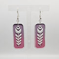 Folk art Open Tulip Dangle