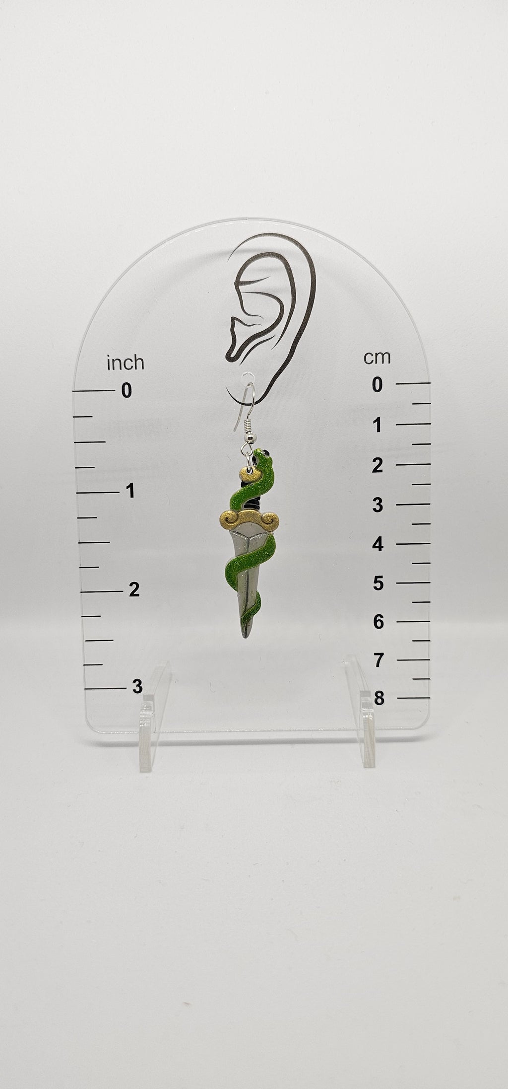 Snake and Dagger Dangles