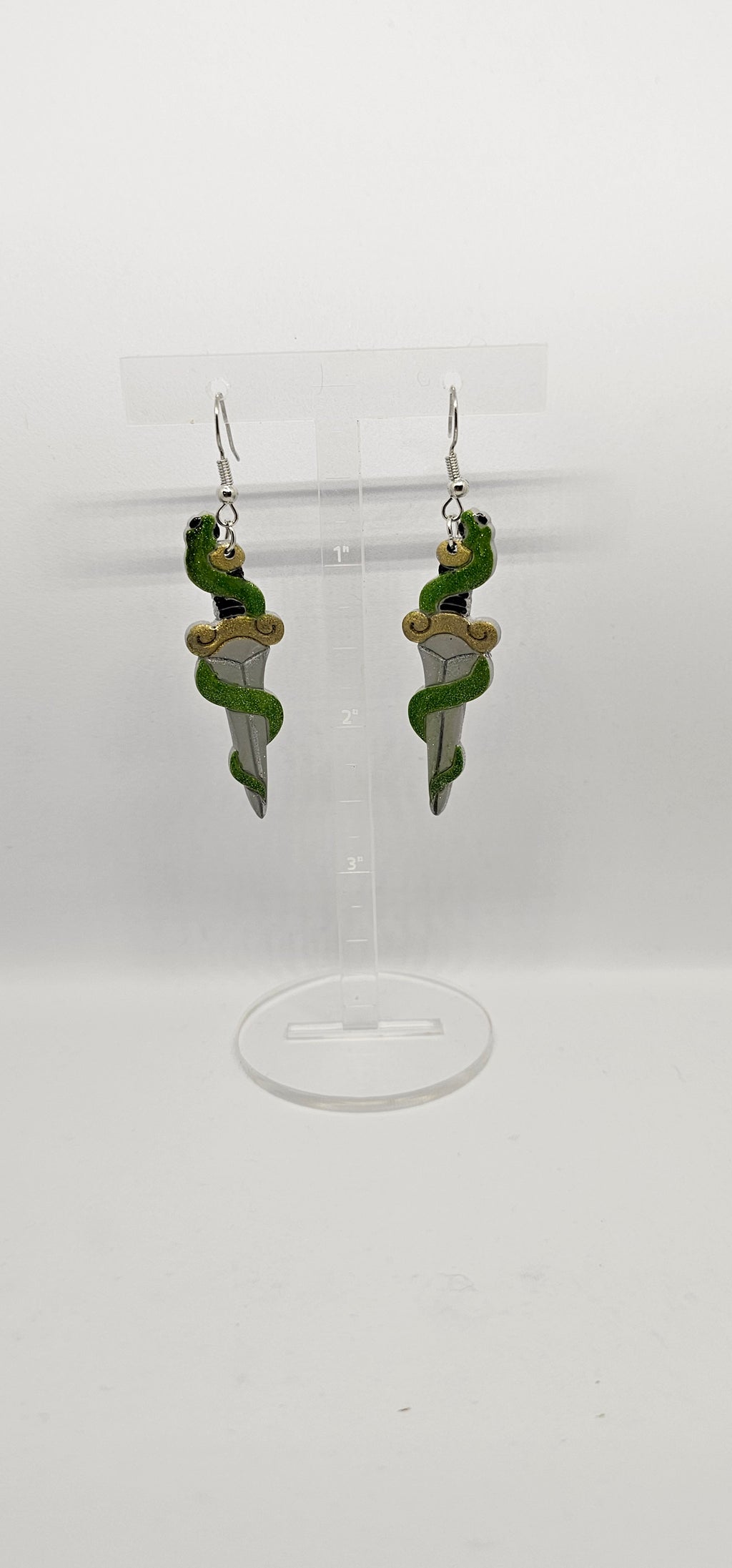 Snake and Dagger Dangles