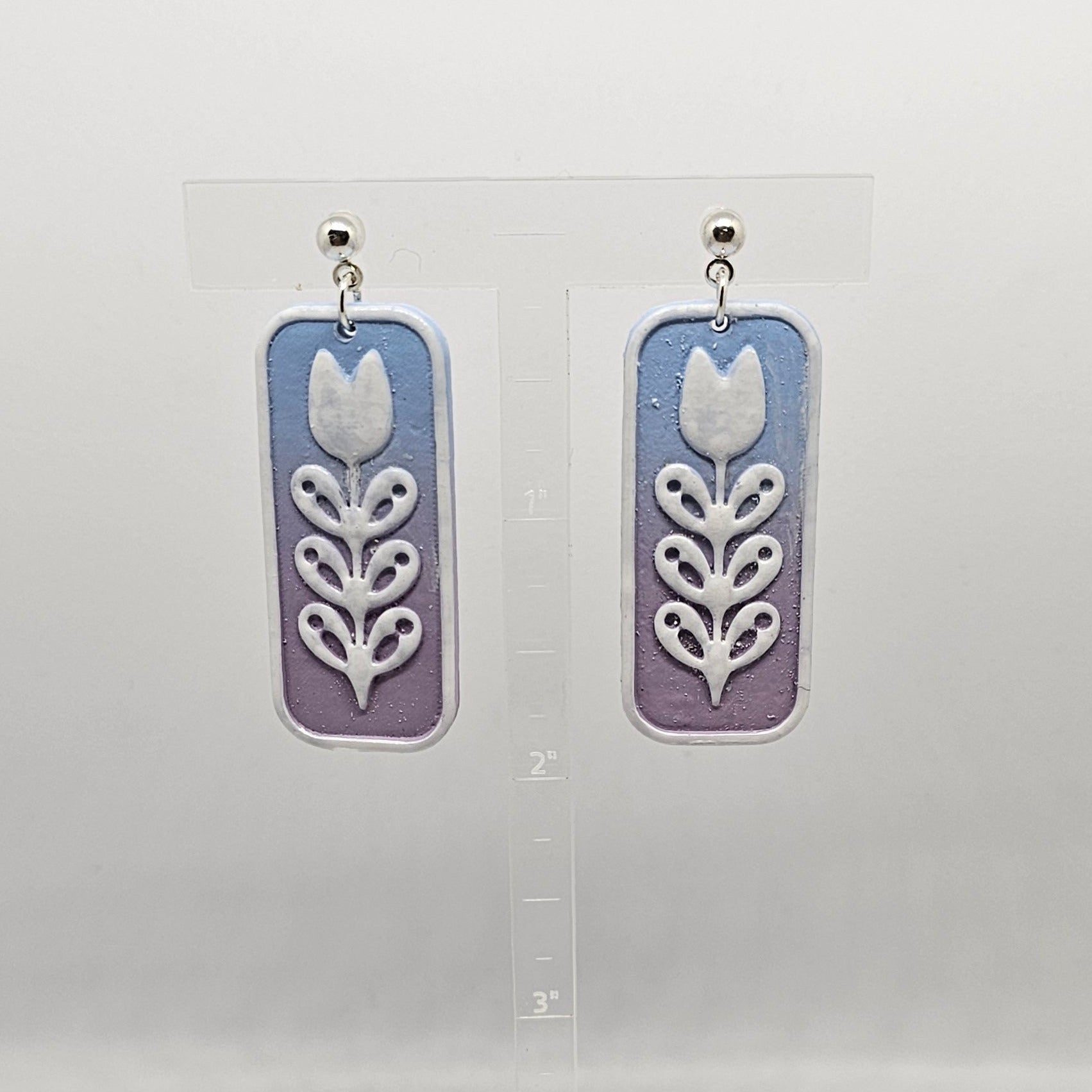 Folk art Tulip Dangle